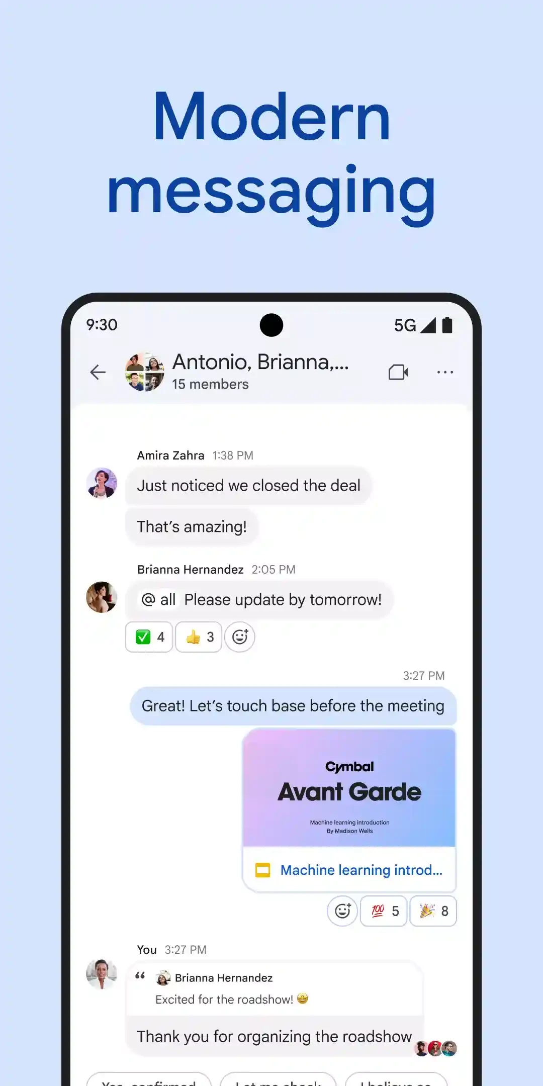 Google Chat — لقطة شاشة 3