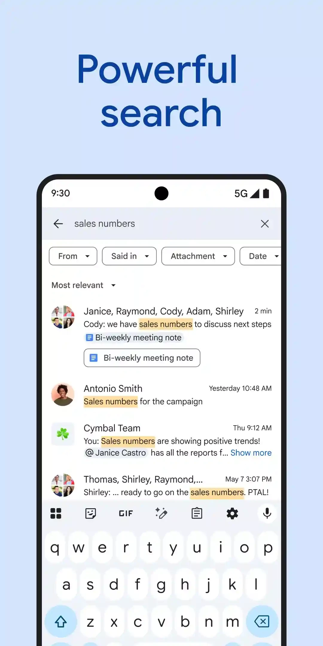 Google Chat — لقطة شاشة 6